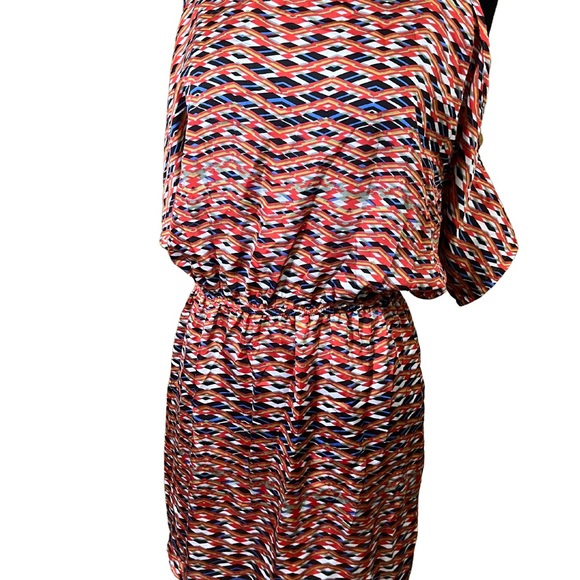 Geometric Print Tunic Top/Mini Dress - Picture 11 of 13